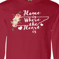 thumbnail image 4 of Inktastic Tennessee Home is Where The Heart is with Watercolor Floral Long Sleeve T-Shirt, 4 of 5
