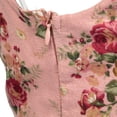 thumbnail image 4 of Vintage Style Women Dresses Cotton Linen Blend Square Neck, 4 of 6