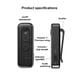 thumbnail image 4 of Pisexur Accesorios Para AutoAdaptador de audio Bluetooth 5.3 actualizado de 24 años con clip trasero, receptor y transmisor Bluetooth para coche, AUX y comunicación tres en uno., 4 of 9