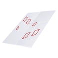 thumbnail image 5 of 100x38cm Car Body Side Sticker PVC Decals DIY Sport Styling Decoration Auto Truck Racing Accessories White Red, 5 of 5