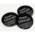 thumbnail image 3 of Inkdotpot Happy Diwali Bottle Tag Real Silver Foil Favor Hang Tags 100 Pack, 3 of 7