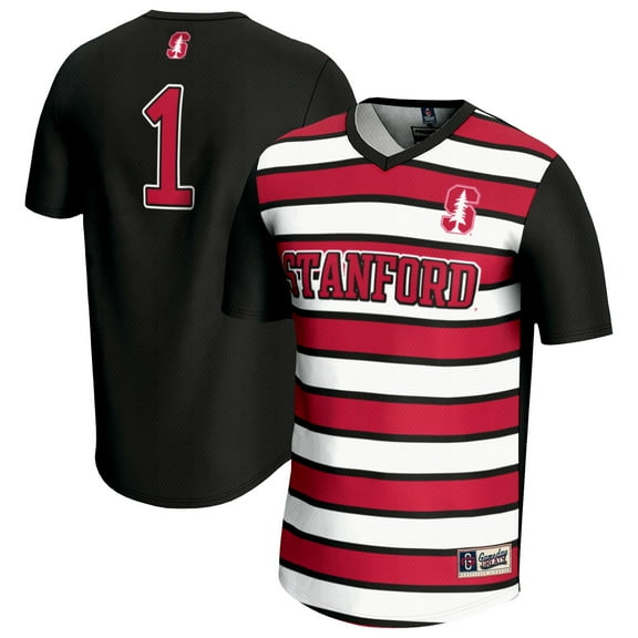 Youth GameDay Greats #1 Black Stanford Cardinal Lightweight Soccer Fashion Jersey