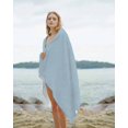 thumbnail image 2 of Sky Blue Beach Towels Oversized Super Absorbent, Modern Pure Winter Sky Blue Lightweight Bath Towel Quick Dry Sets For Bathroom/Pool/Rv Camping/Beach Play/Gym Room/Picnic 30"x60", 2 of 8