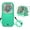 Green, variant on Portable  Fan Mini Quiet Handheld Personal Foldable   Fan Operated for  Office Outdoor Travel, 3000mAh Power  Hands  Necklace Fans (Black)