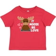 thumbnail image 3 of Inktastic It Moose Be Love with Cute Moose Boys or Girls Baby T-Shirt, 3 of 5