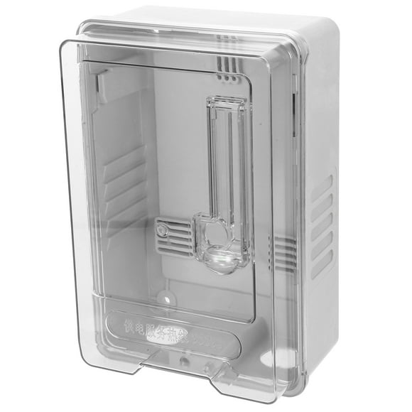 PTOOTP Weatherproof Transparent Plastic Electric Breaker Box for Circuit and Versatile Outdoor Use