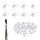 thumbnail image 1 of Uxcell 100-Pack Clips para Orquídeas Plástico Clips para Plantas Jardín Clips de Soporte para Plantas de Orquídeas [Transparente], 1 of 1