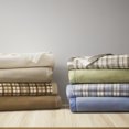 thumbnail image 4 of Comfort Classics Micro Fleece Knitted Soft Blanket, Grey Plaid, Full/Queen, 4 of 4