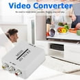 thumbnail image 2 of Mini RCA AV CVSB to RF Video Adapter Support RF 67.25/61.25MHz TV Switcher, 2 of 9