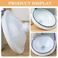 thumbnail image 2 of Enamel Mug Lid Tea Replacement Round Milk Cup Cover 1 Piece Enamel Cup Accessory, 2 of 6