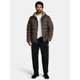 thumbnail image 3 of Reebok Men and Big Men's Puffer Coat with Hood, Heavyweight, Sizes S-3XL, 3 of 6