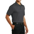 thumbnail image 4 of Mafoose Men's Pinpoint Mesh Polo Battleship Grey X-Small, 4 of 5