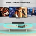 thumbnail image 5 of MZEIBO Barra de Sonido para Smart TV, Barra de Sonido Bluetooth para TV, Mini Barra de Sonido de 50 vatios con ARC/Óptico/AUX, Sistema de Sonido Envolvente para TV/PC/Juegos/Proyectores, 5 of 5