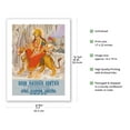 thumbnail image 2 of Eden Smoke Centre - Kathmandu Nepal - Vintage Travel Poster by Yogendra Rastogi c.1960s - Bamboo Fine Art 290gsm Paper (Unframed) 17x22in, 2 of 4