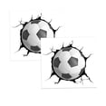 thumbnail image 4 of QUMIIRITY 2Sheets Simple Structure Design Multi-purpose Soccer Decoration 33.00X29.00X0.10cm, 4 of 8