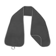 thumbnail image 2 of Bufanda babero para adultos, práctica y moderna para comer, impermeable y versátil. Gris oscuro, 2 of 9