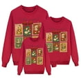 thumbnail image 4 of SUYIDA Christmas Sweatshirts Family Set : Crewneck Casual Shirts Xmas Pullover Top Fall Winter Clothes,Men,L, 4 of 5