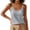 Gray, variant on YUGYXL Basic Plus Size Cami Tank Tops Camisoles Shirts Breathable Casual Women's Sleeveless Vests Beige XXL