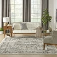 thumbnail image 4 of 7' x 10' Ivory Floral Power Loom Area Rug, 4 of 10
