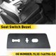 thumbnail image 1 of Car Front Row Power Seat Adjustment Switch Housing Bezel Panel ,C, 1 of 4