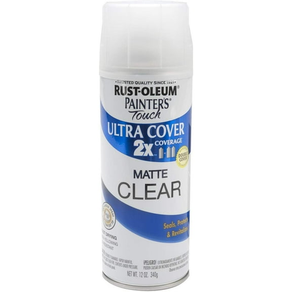 Painter's Touch 2X 12 Oz Clear Matte Cover Spray Paint [Set of 6]