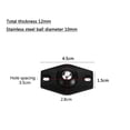 thumbnail image 2 of Mini ruedas giratorias autoadhesivas de material duradero, fáciles de instalar sin necesidad de taladrar, compactas y flexibles, con rotación de 360 grados, para cajas de almacenamiento, muebles, 2 of 5