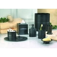 thumbnail image 2 of nu steel Bogart metal bathroom accessories set, 8 piece Luxury ensemble - cotton container, soap dish, toothbrush holder, tumbler, soap pump, waste basket, boutique tissue, amenity tray, 2 of 10