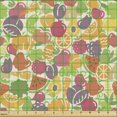 thumbnail image 2 of Ambesonne Fruits Fabric by the Yard Upholstery, Colorful Summer Eats, 1 Yard, Multicolor, 2 of 5