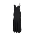 thumbnail image 2 of Fame And Partners Womens Black The Lupin Corded Lace Gown 6, 2 of 3