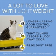 Purina Tidy Cats LightWeight Clumping Cat Litter, Glade Clean Blossoms Scent, 17 lb Pail