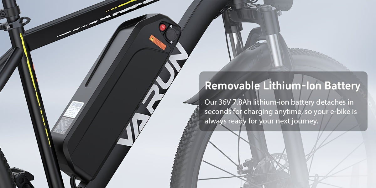 500W Adult Electric Bicycle, 26-inch Electric Mountain Bike, 7-speed Commuter Electric Bike, with Built-in LCD Display, Maximum Load Capacity Of 330 Pounds, Two Charging Modes