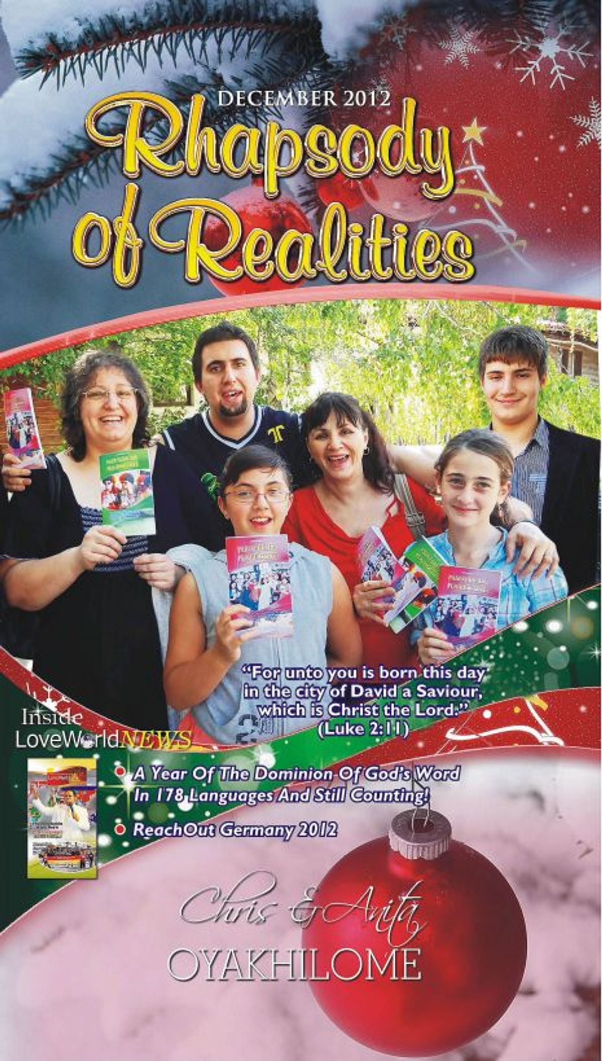 Rhapsody of Realities December 2012 Edition eBook