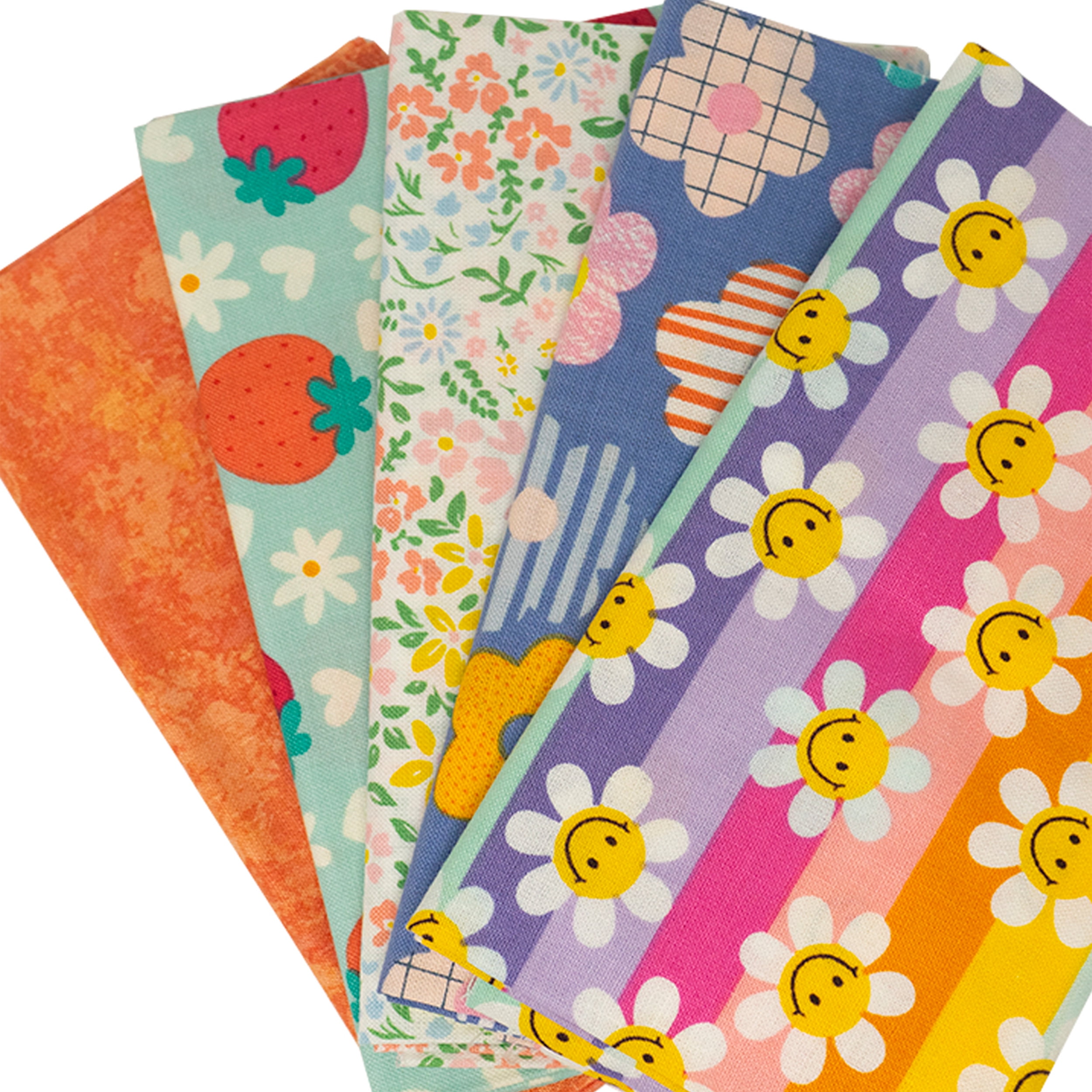 Singer, 100% Cotton, Modern Daisy 5Pc Bundle