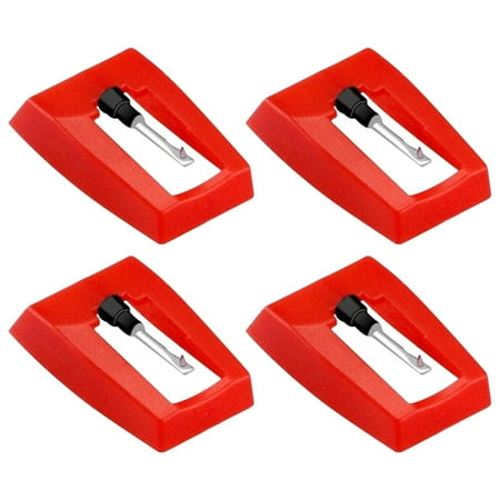 

4 Pcs Needle Turntable Diamond Replacement Stylus Needles For Record Player Saw Adapter 12 Circular Saw Vibration Saw Scroll Saw Pin End 4 1/2 Saw 3/8