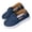 Blue, variant on Bxsruta Boys Spring Summer Slip on Loafers Soft Soled Lightweight Breathable Hook and Loop Casual Shoes