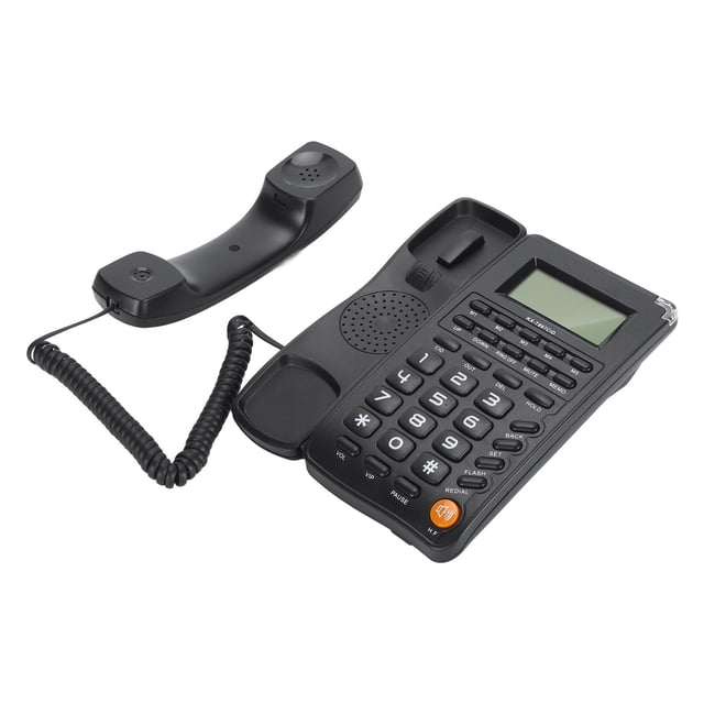 Teléfono De Botón Grande Para Personas Mayores, Teléfono De Escritorio Con Pantalla HD De 16 Bits, Teléfonos Fijos Para La Oficina Del Hotel En Casa