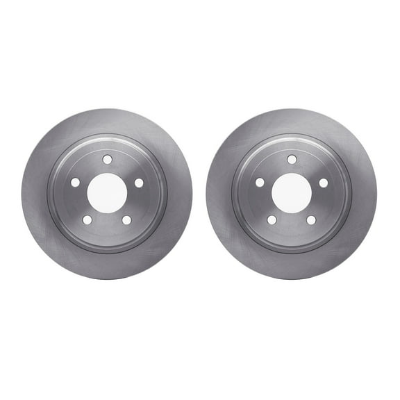 Dynamic Friction Company Rear Brake Rotors 6002-47035