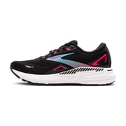 Brooks Women’s Adrenaline GTS 23 GTX Waterproof Supportive Running Shoe - Black/Knockout Pink/Aqua - 7 Medium