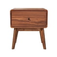 thumbnail image 6 of Starlight Canyon Home Mid Century Modern Nightstand, Walnut Wood Bedside Table With Drawer, 6 of 8