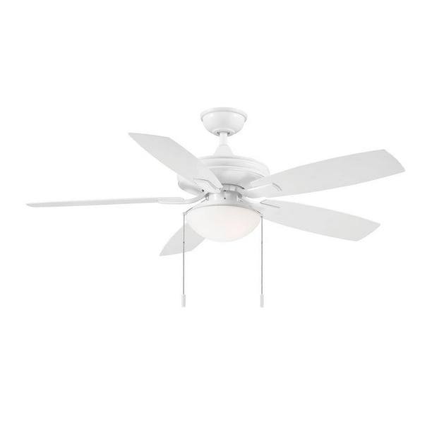 Hampton Bay Gazebo III 52" White LED Indoor/Outdoor Ceiling Fan with