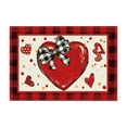thumbnail image 2 of Valentines Day Decorations Red Love Valentine's Day Placemats 14x18 Inch Red Hearts Placemats Heat Resistant Non-Slip Place mats for Dining Table Wedding Holiday Table Mats for Party Kitchen Dining, 2 of 6