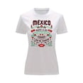 thumbnail image 1 of Playera Blusa De Mexico Lindo Y Querido Cancion Mexicana Septiembre Mes Patrio Color Blanco Talla Mediana Marca Emil SaEs, 1 of 4