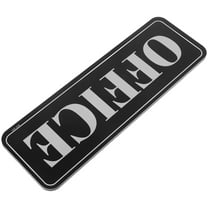 The Office Door Sign Black Wall Sign Hanging Sign Sticker For Your Home And Business With Bigger Letters Acrylic Self Adhesive Sign