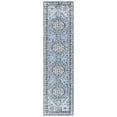 thumbnail image 2 of SAFAVIEH Bayside Sherwood Oriental Polyester Runner Rug, Blue/Navy, 2'2" x 8', 2 of 10