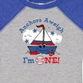 thumbnail image 4 of Inktastic Little Sailboat 1st Birthday Boys Baby Bodysuit, 4 of 5