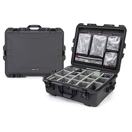 UPC: 0666365023063 | Large Series 945 Lightweight NK-7 Resin Waterproof Hard Case with Dividers and Lid Organizer  Graphite
