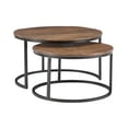 thumbnail image 4 of Darden Bohemian Nesting Coffee Tables, Set of 2, Black/Brown, 4 of 11