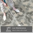 thumbnail image 4 of Well Woven Loewy 3'11" x 5'3" Indoor/Outdoor High-Low Mediterranean Grey Area Rug, 4 of 8
