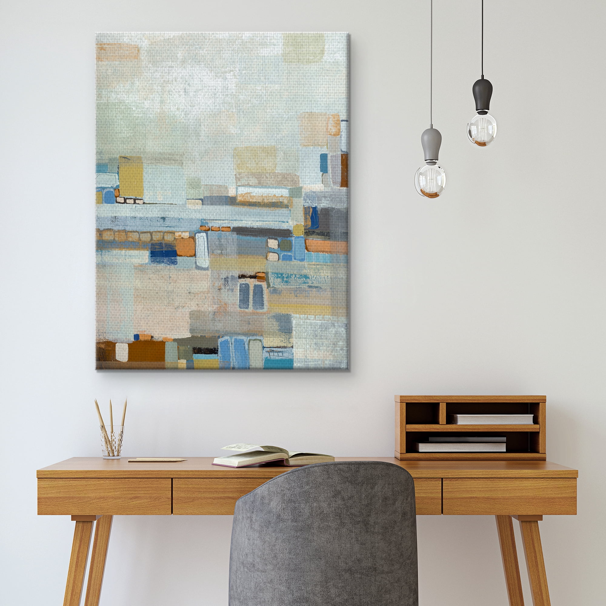 Fine Art Canvas Cube View #2 Abstract by Kyle Goderwis Canvas Art Print