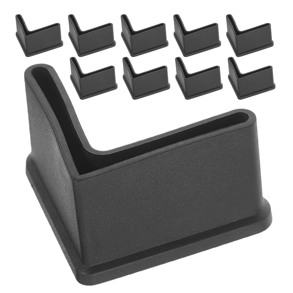 HOMEMAXS 10pcs Rubber Leg Caps for Bed Frame Feet Stool Leg
